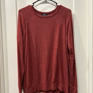 Buffalo David Bitton Maroon Knit Top